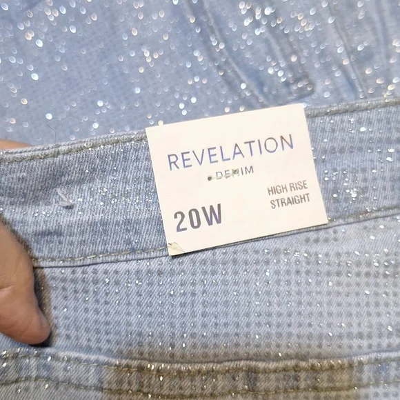 Glitter Sparkles Straight Jean Tags Taken Off No Tags!! - Picture 3 of 3